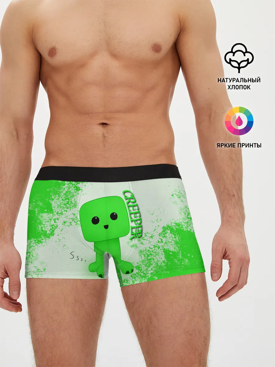 Мужские трусы боксеры / MINECRAFT CREEPER