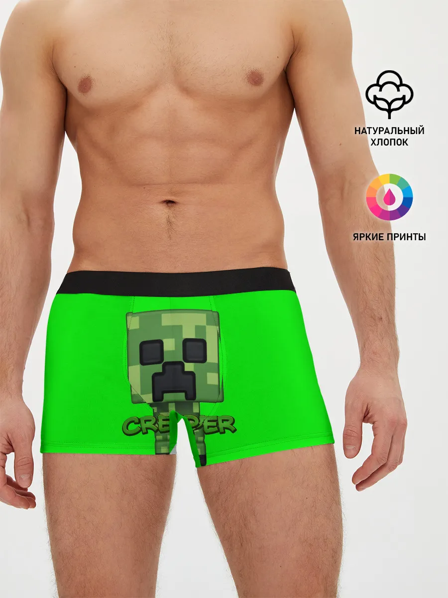 Мужские трусы боксеры / MINECRAFT CREEPER