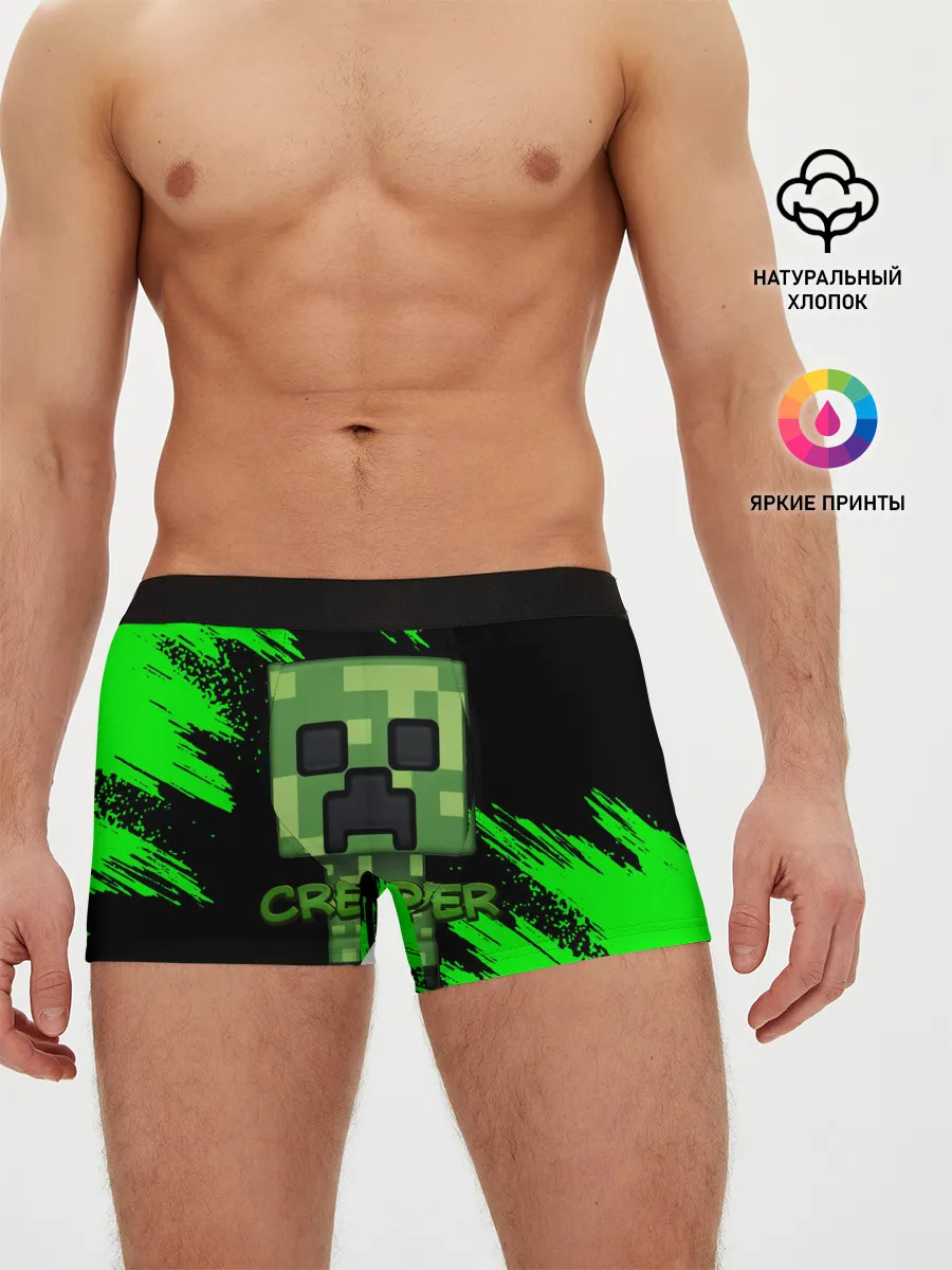 Мужские трусы боксеры / MINECRAFT CREEPER