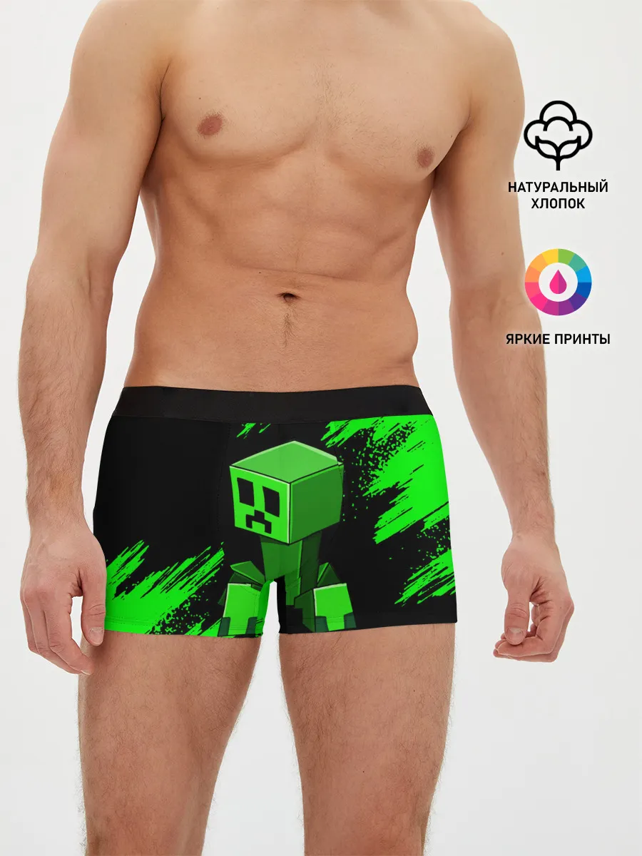 Мужские трусы боксеры / MINECRAFT CREEPER
