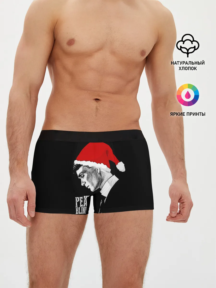 Мужские трусы боксеры / Новогодний Острые Козырьки