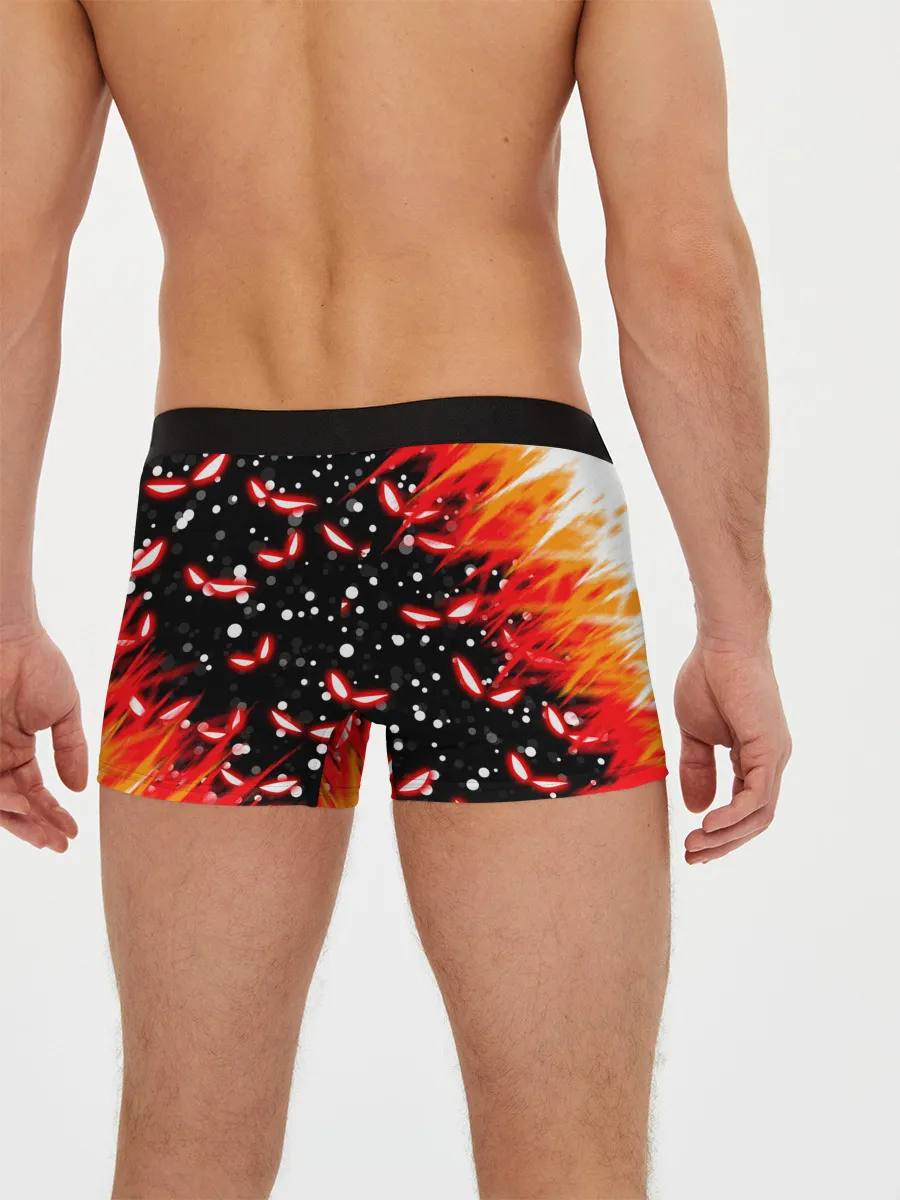 Мужские трусы боксеры / HAZBIN HOTEL НОВОГОДНИЙ.