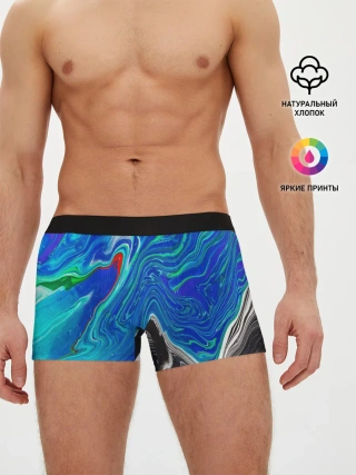 Мужские трусы боксеры / КИСЛОТНЫЙ АКРИЛ