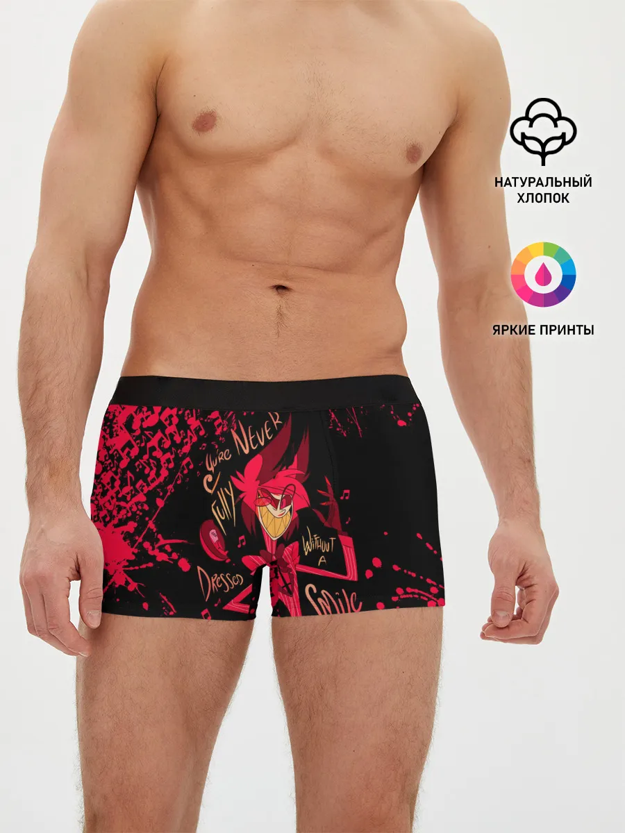 Мужские трусы боксеры / HAZBIN HOTEL ALASTOR.