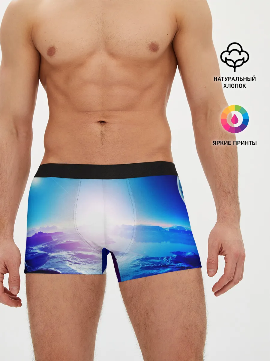 Мужские трусы боксеры / ЛУНА