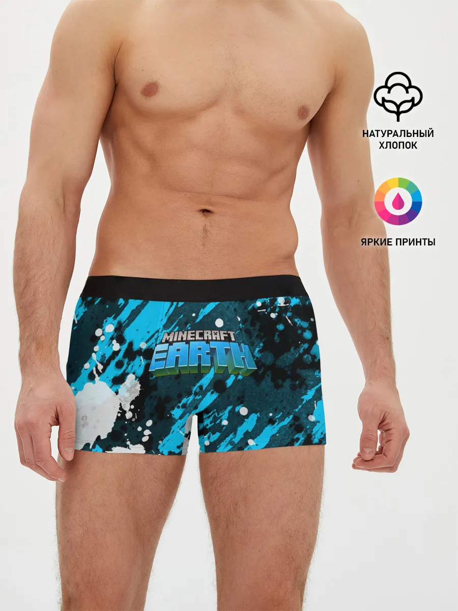 Мужские трусы боксеры / Minecraft / Майнкрафт