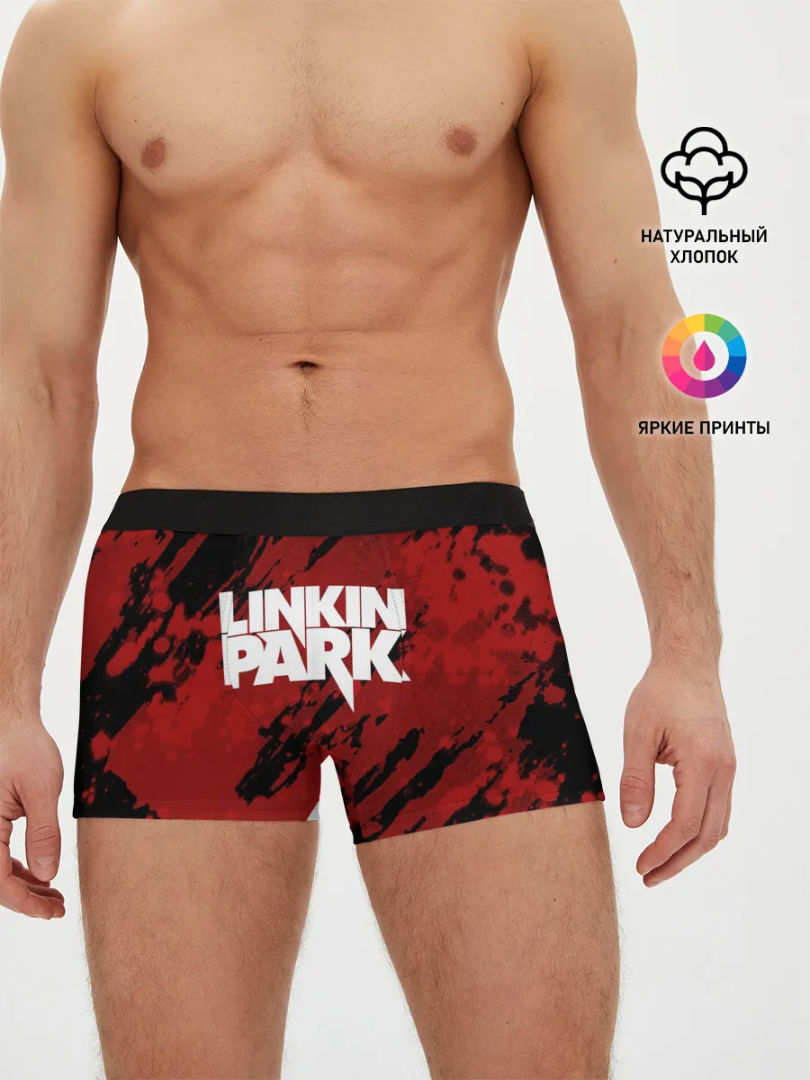 Мужские трусы боксеры / Linkin Park