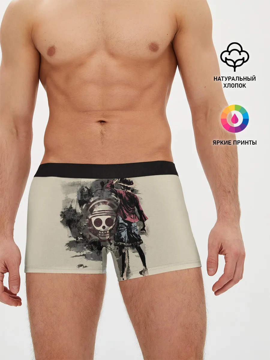 Мужские трусы боксеры / Пиратский остров One Piece