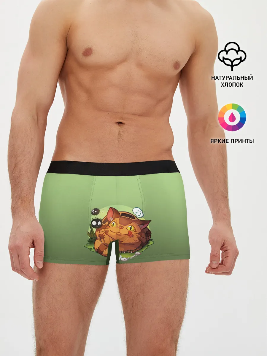 Мужские трусы боксеры / Catbus Studio Ghibli Котобус