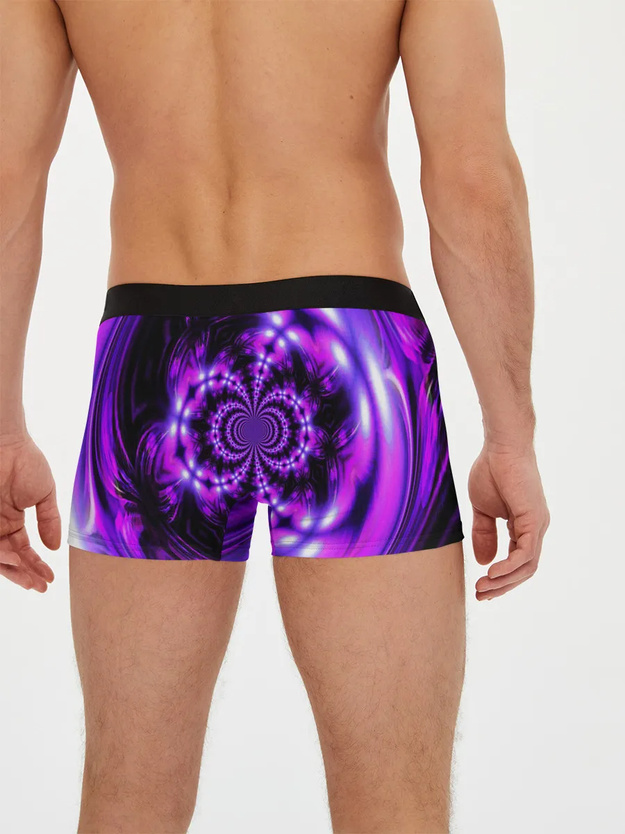 Мужские трусы боксеры / НЕОНОВЫЙ ФРАКТАЛ