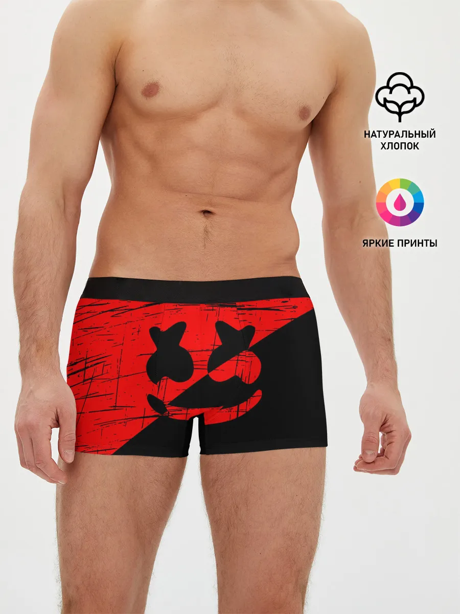 Мужские трусы боксеры / FORTNITE MARSHMELLO.