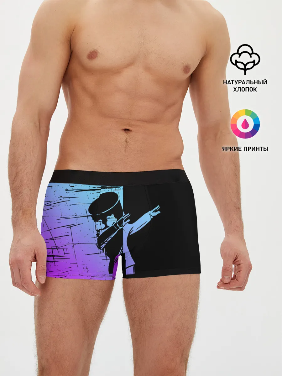 Мужские трусы боксеры / FORTNITE MARSHMELLO.