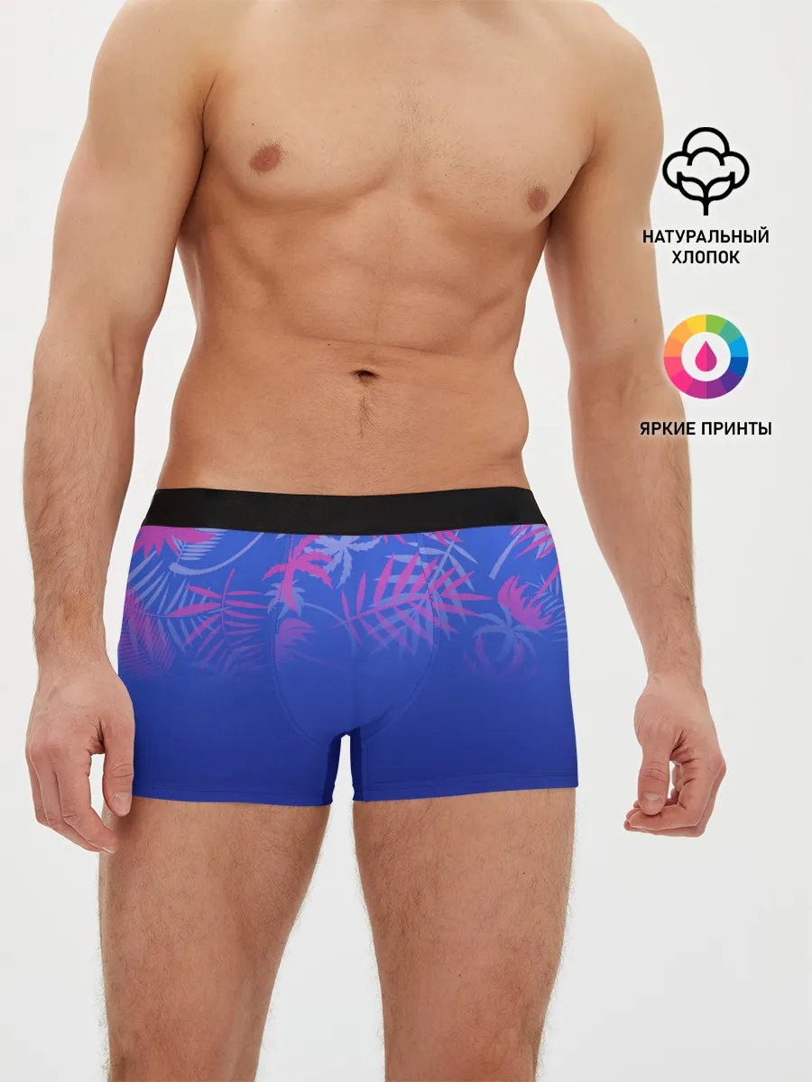 Мужские трусы боксеры / ТРОПИКИ.