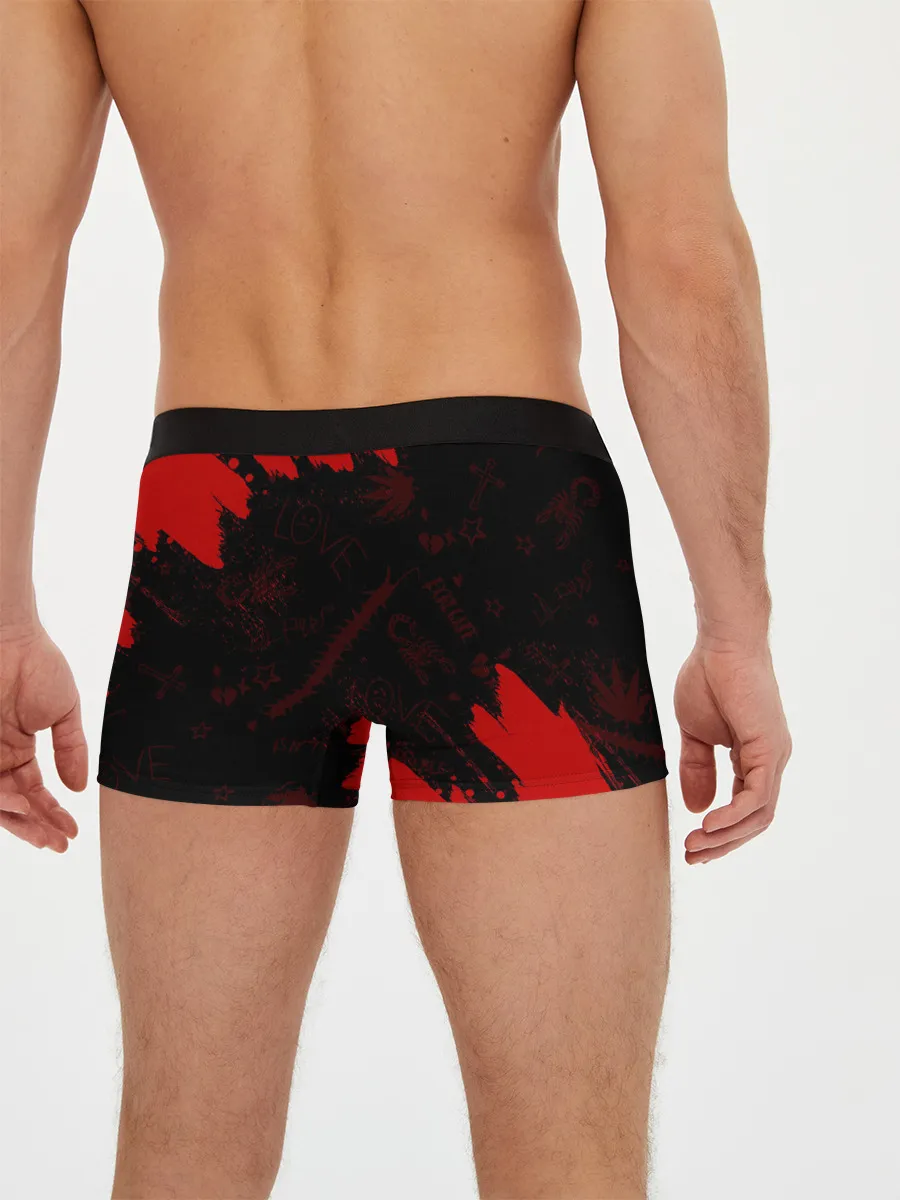 Мужские трусы боксеры / LIL PEEP / ЛИЛ ПИП