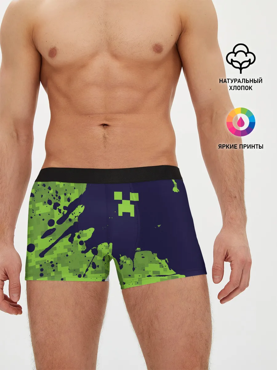 Мужские трусы боксеры / MINECRAFT / МАЙНКРАФТ