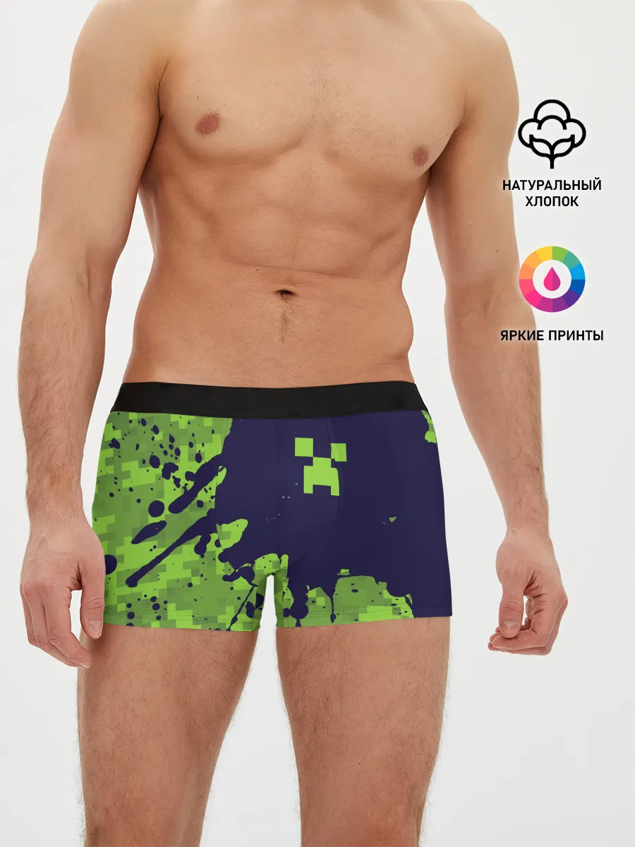 Мужские трусы боксеры / MINECRAFT / МАЙНКРАФТ