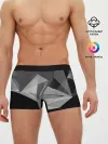 Мужские трусы боксеры / Camo - Black & White