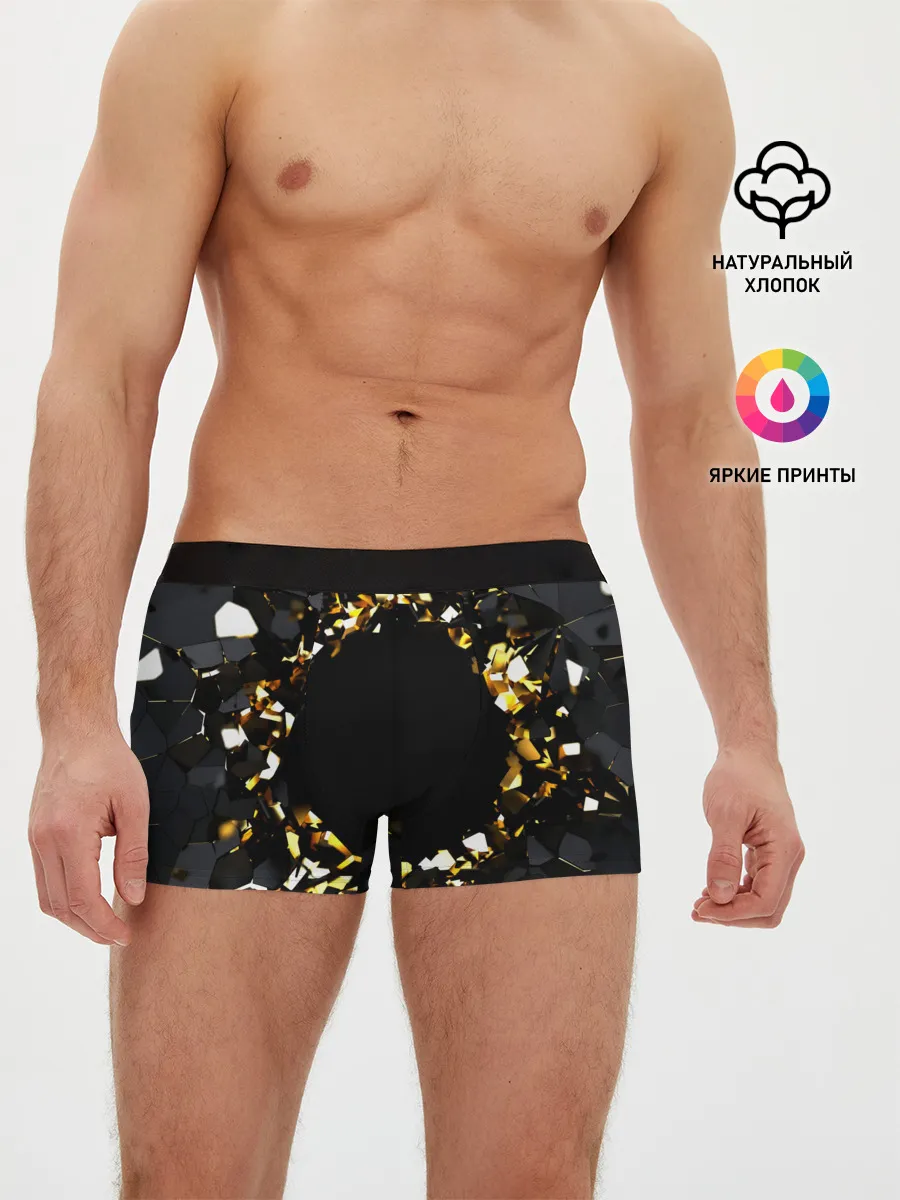 Мужские трусы боксеры / Брызги стекла