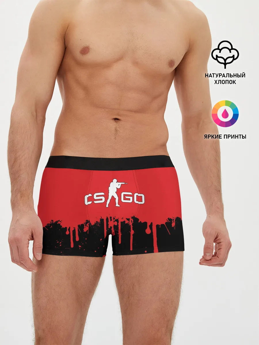 Мужские трусы боксеры / COUNTER STRIKE