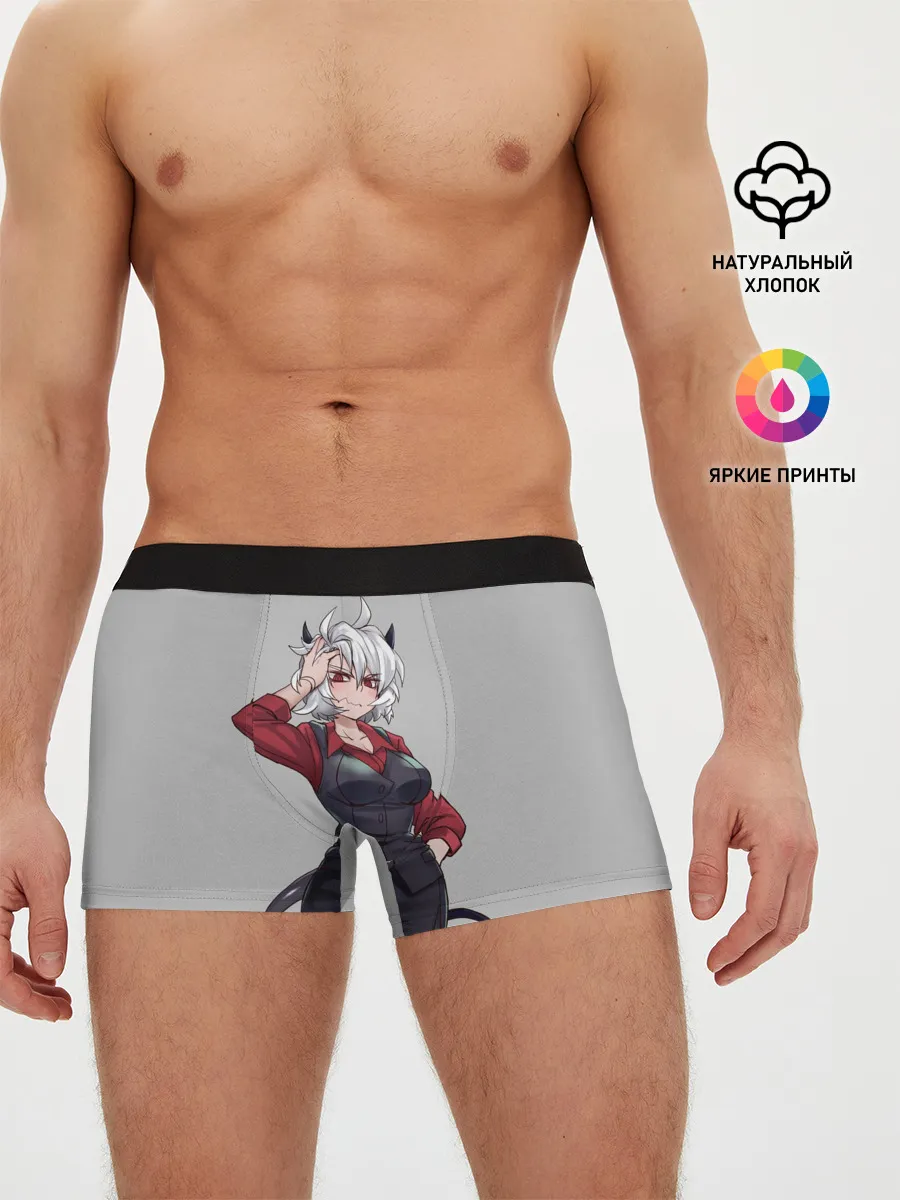 Мужские трусы боксеры / Malina рука на голове Helltaker