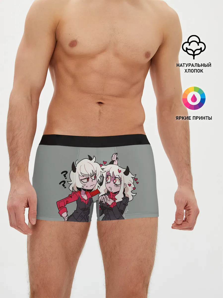 Мужские трусы боксеры / Здрада разговаривает Helltaker