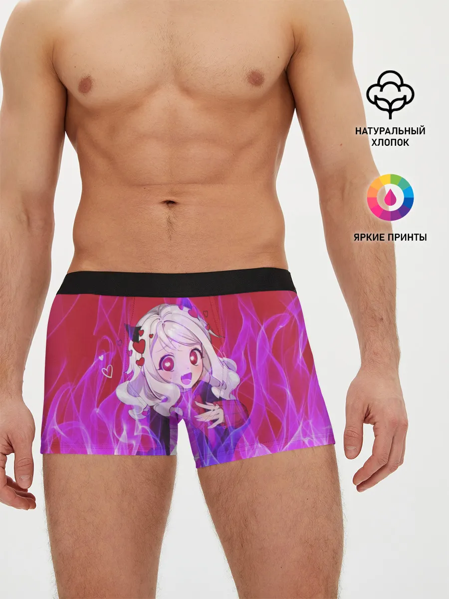 Мужские трусы боксеры / HELLTAKER. Модеус в огне