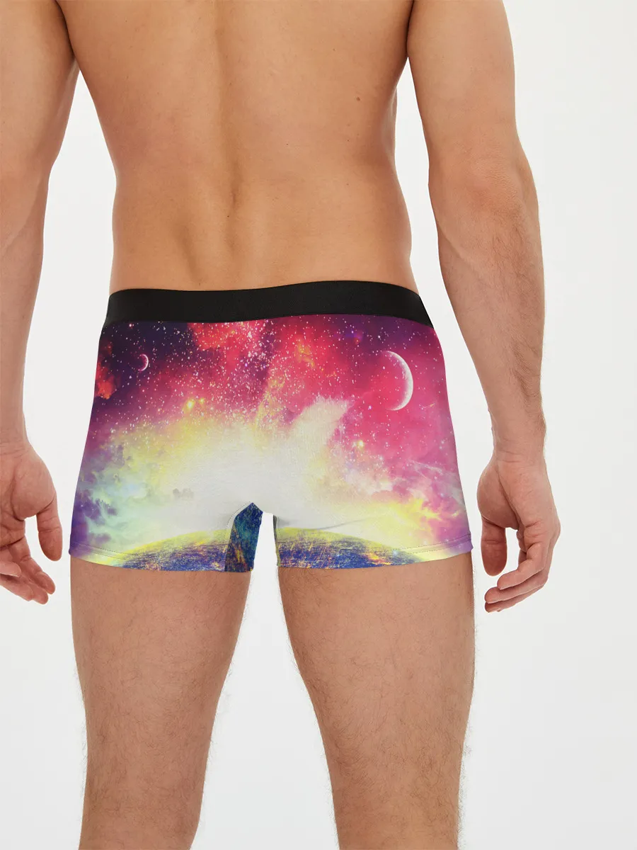 Мужские трусы боксеры / КОСМИЧЕСКИЙ АРТ