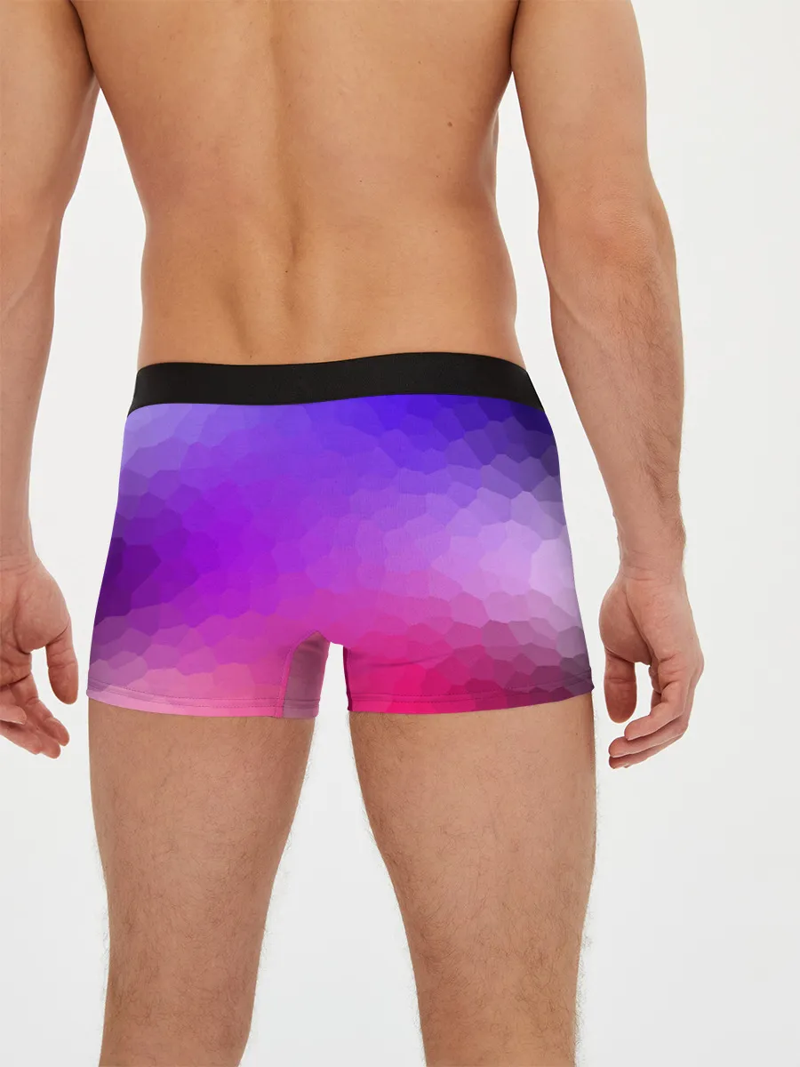 Мужские трусы боксеры / фиолетовый кристалл