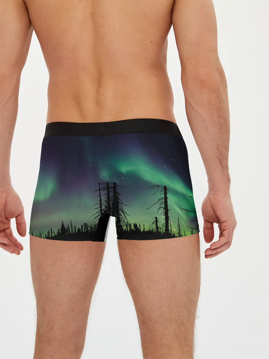 Мужские трусы боксеры / Северное сияние