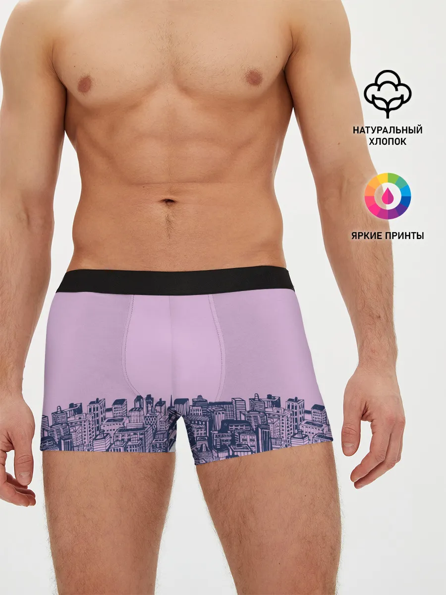 Мужские трусы боксеры / город
