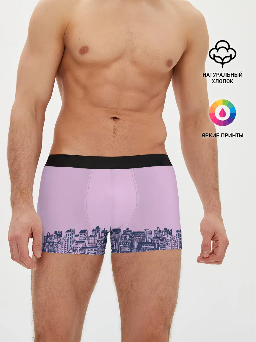 Мужские трусы боксеры / город