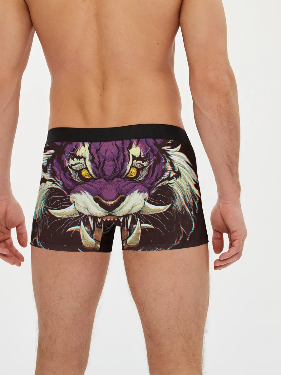 Мужские трусы боксеры / Маска тигра