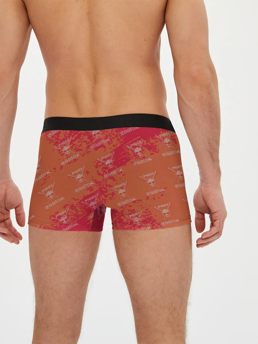 Мужские трусы боксеры / Свинка Пигги из Roblox