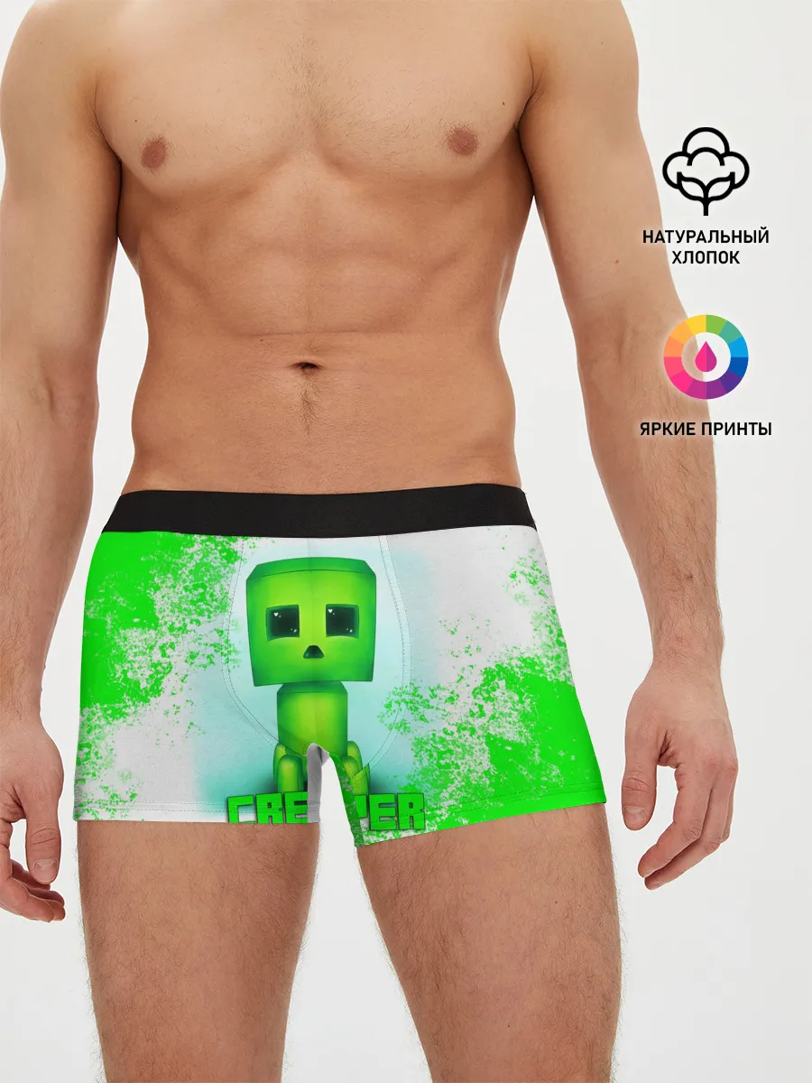 Мужские трусы боксеры / MINECRAFT CREEPER