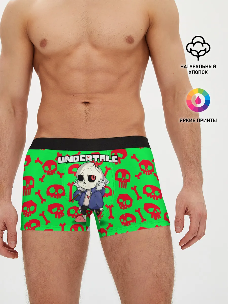 Мужские трусы боксеры / Undertale | Sans