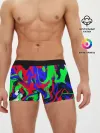 Мужские трусы боксеры / Абстрактные краски