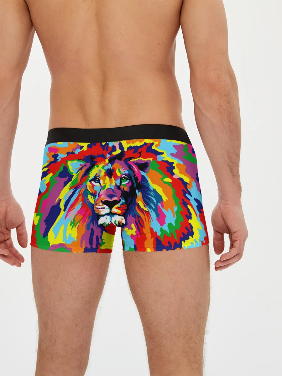 Мужские трусы боксеры / Лев Artistic Art