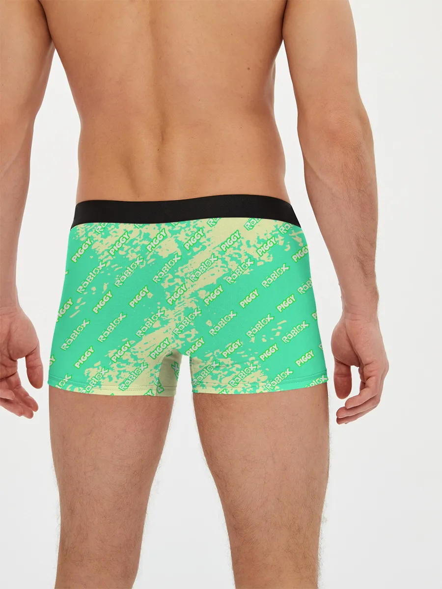 Мужские трусы боксеры / Свинка Пигги из Roblox