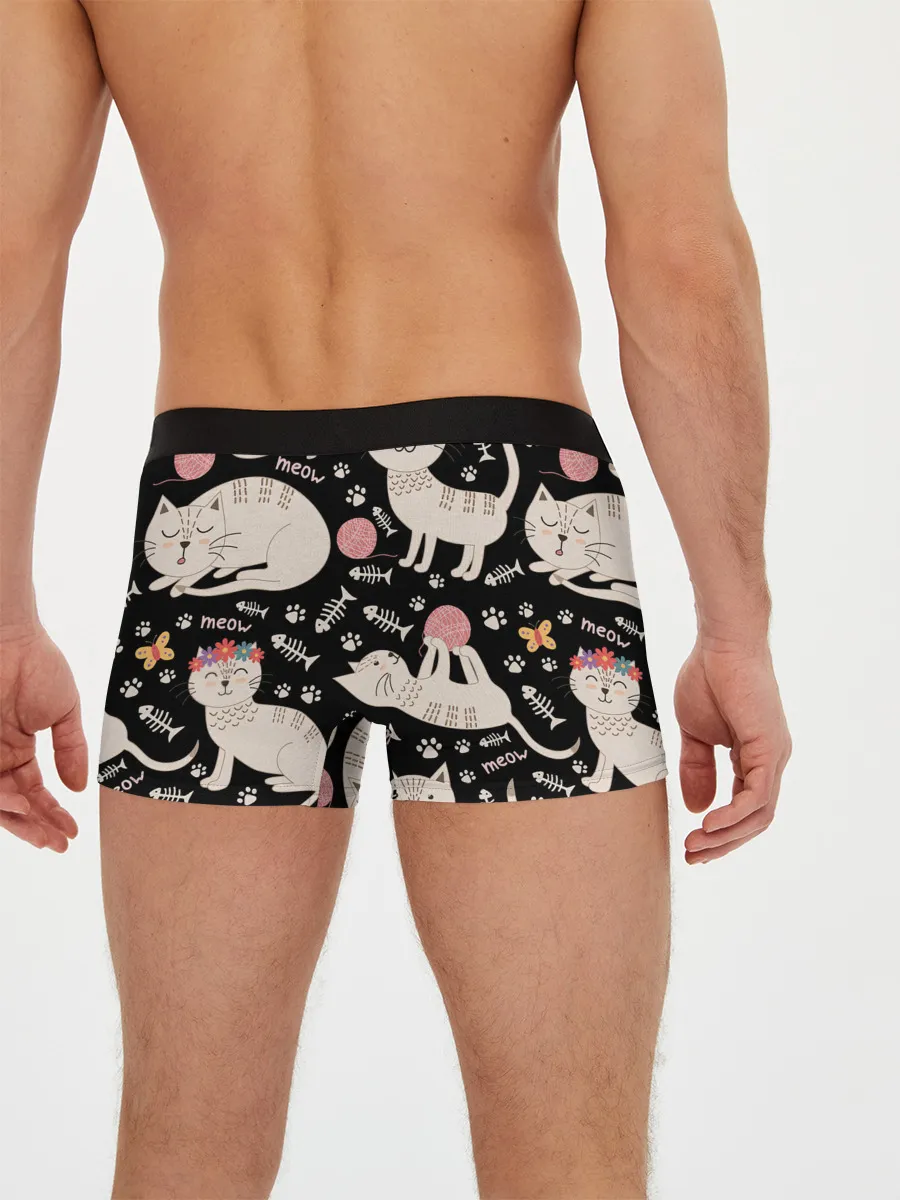 Мужские трусы боксеры / Милые кошечки
