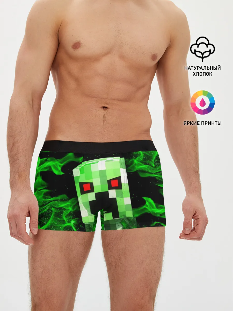 Мужские трусы боксеры / MINECRAFT CREEPER