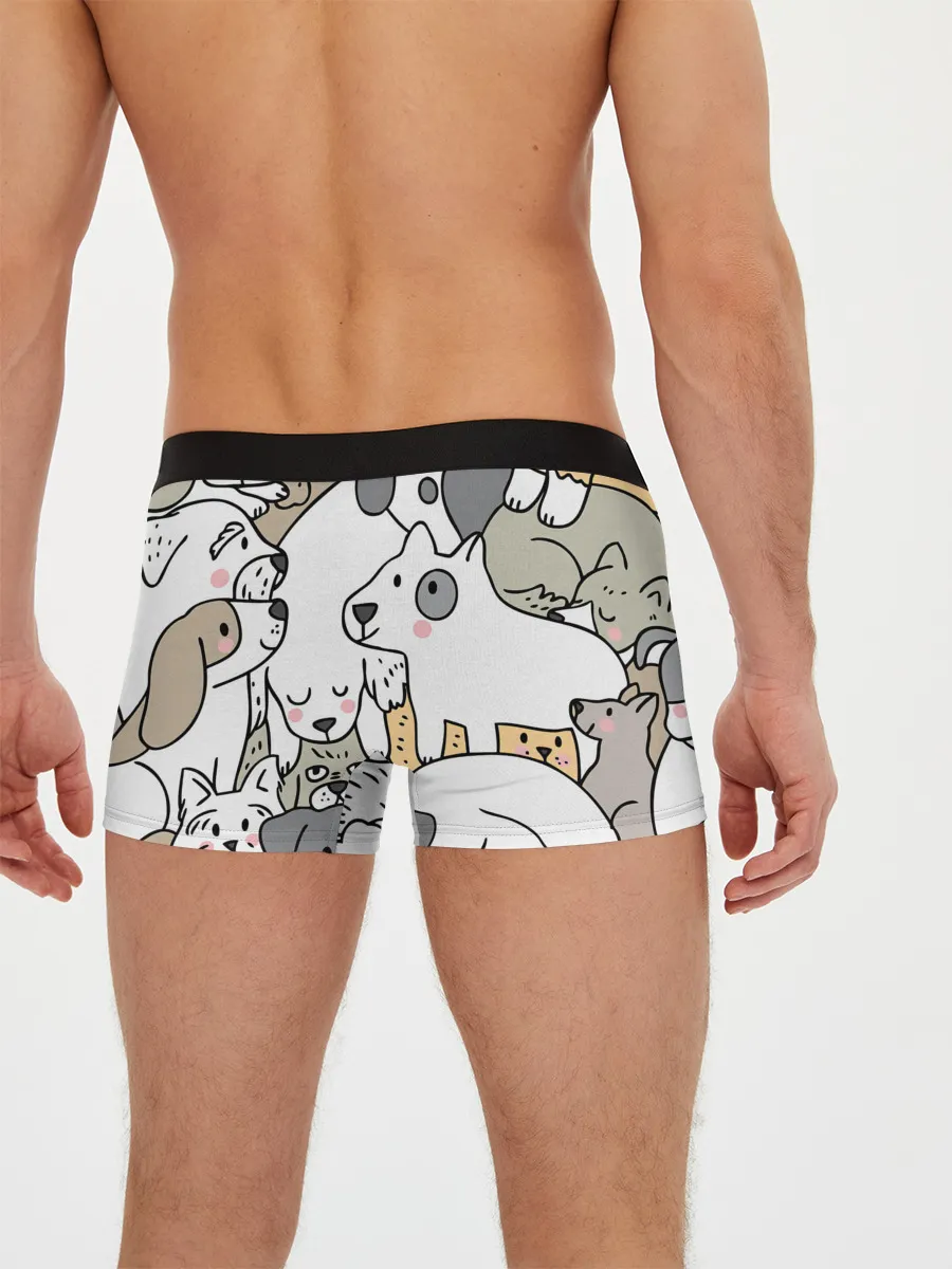 Мужские трусы боксеры / Собачье собрание