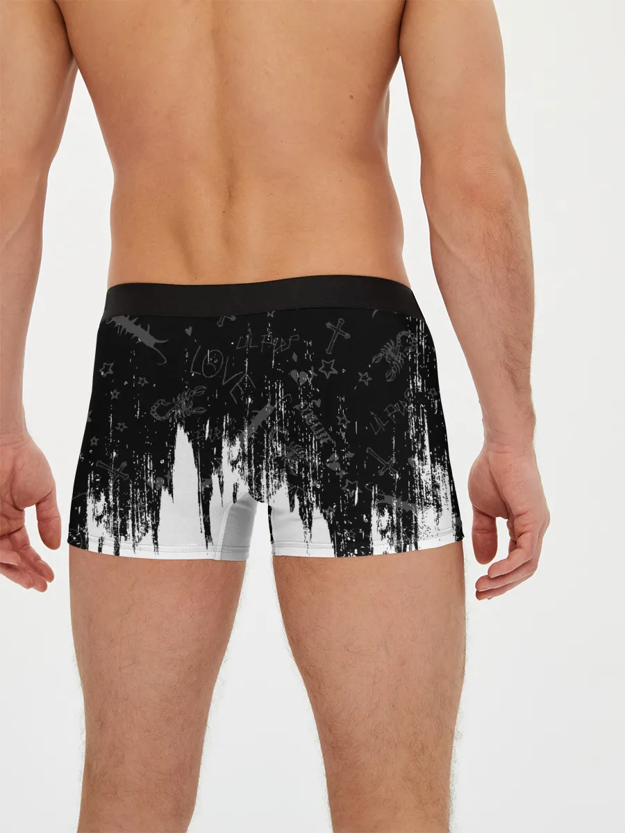 Мужские трусы боксеры / LIL PEEP / ЛИЛ ПИП