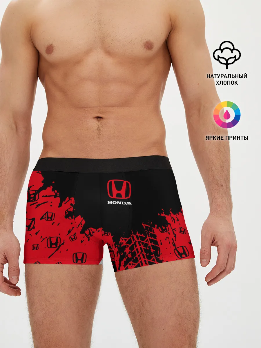 Мужские трусы боксеры / HONDA / ХОНДА