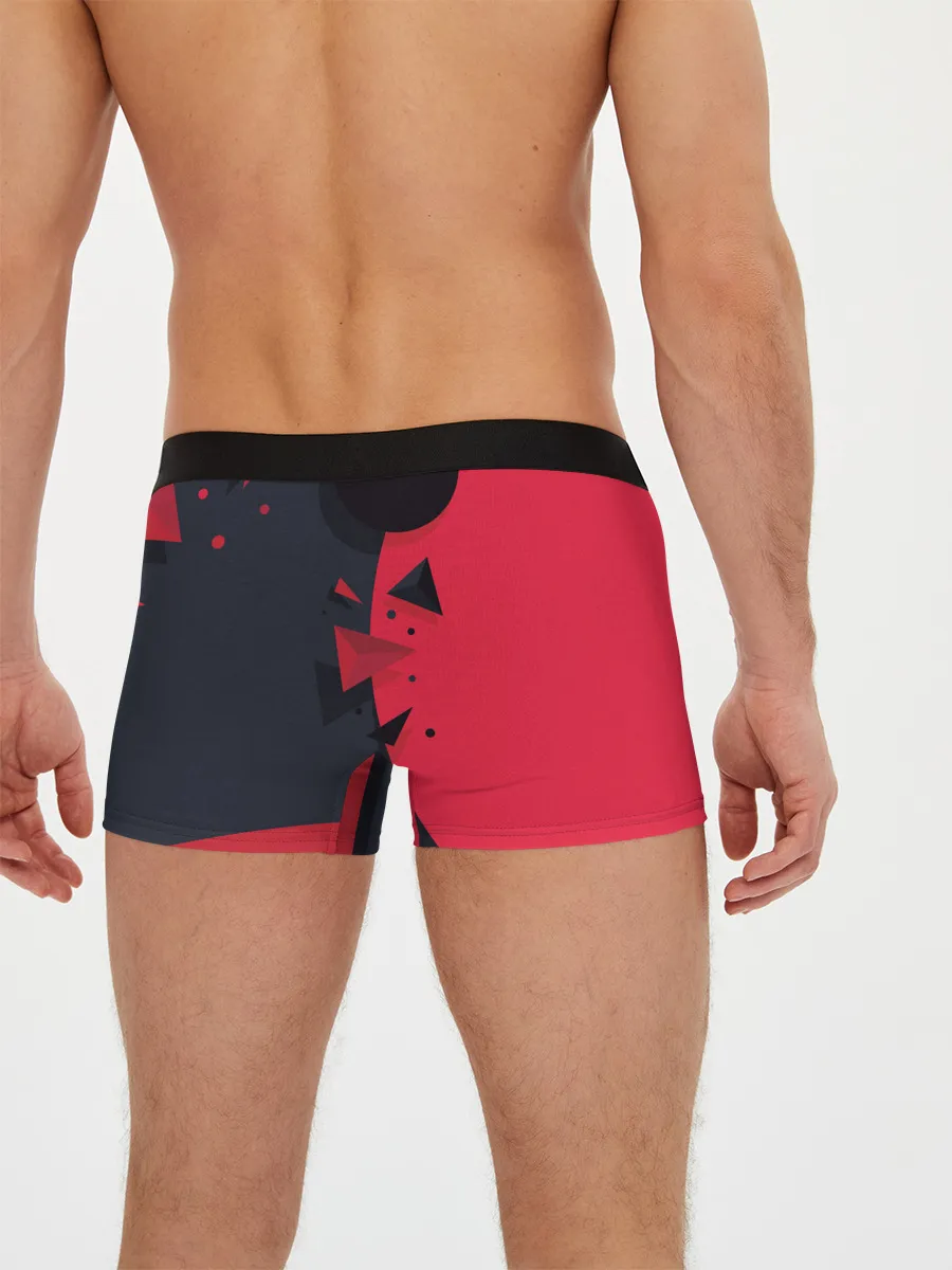 Мужские трусы боксеры / KILLA красная