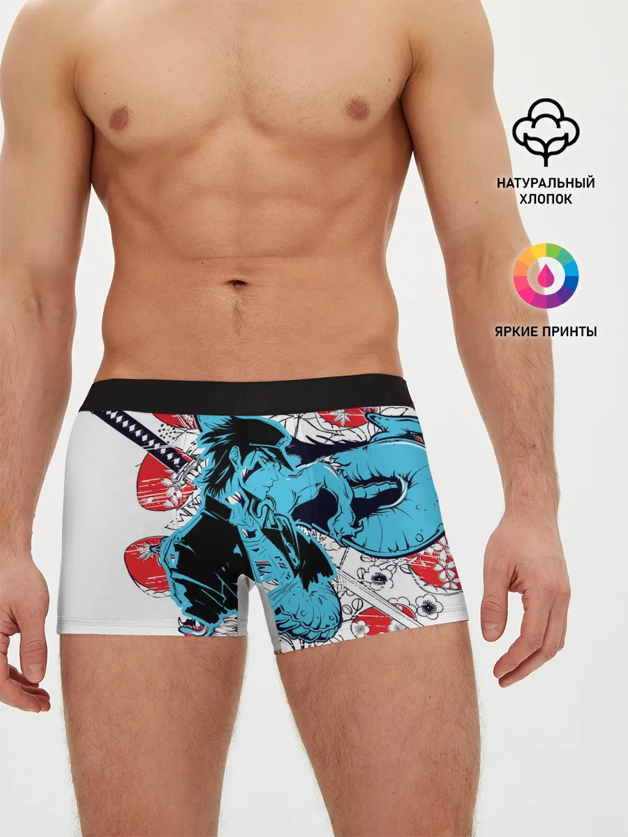 Мужские трусы боксеры / Дзётаро самурайский меч