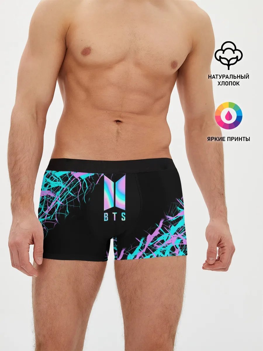 Мужские трусы боксеры / BTS