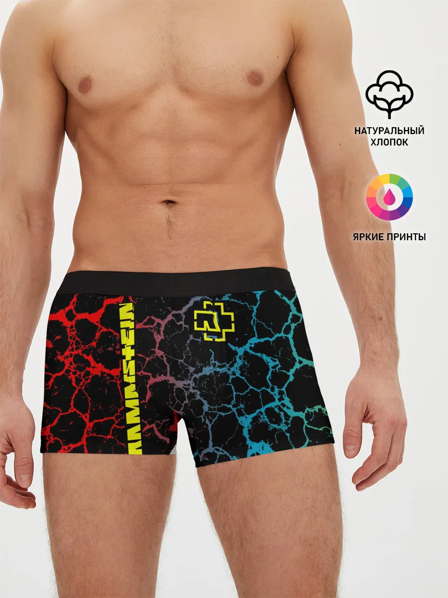 Мужские трусы боксеры / Rammstein трещины