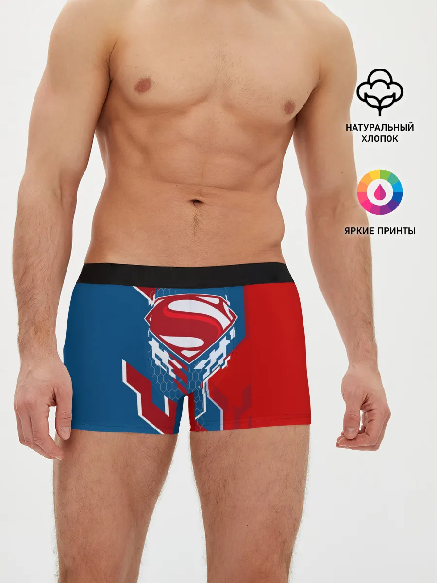 Мужские трусы боксеры / Знак Супермен