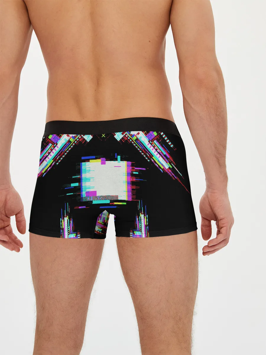 Мужские трусы боксеры / Glitch VHS
