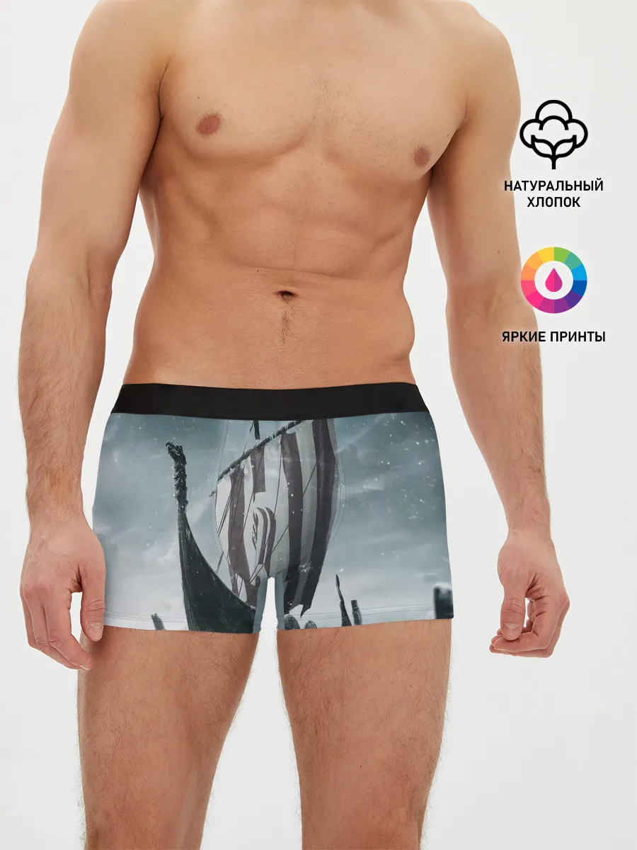 Мужские трусы боксеры / Викинги